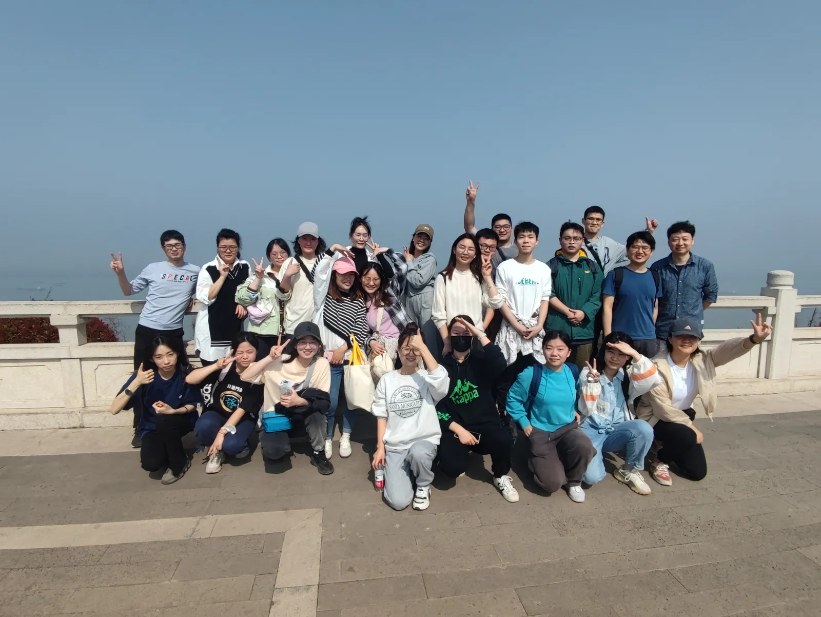 Lab activity photo — group dinner